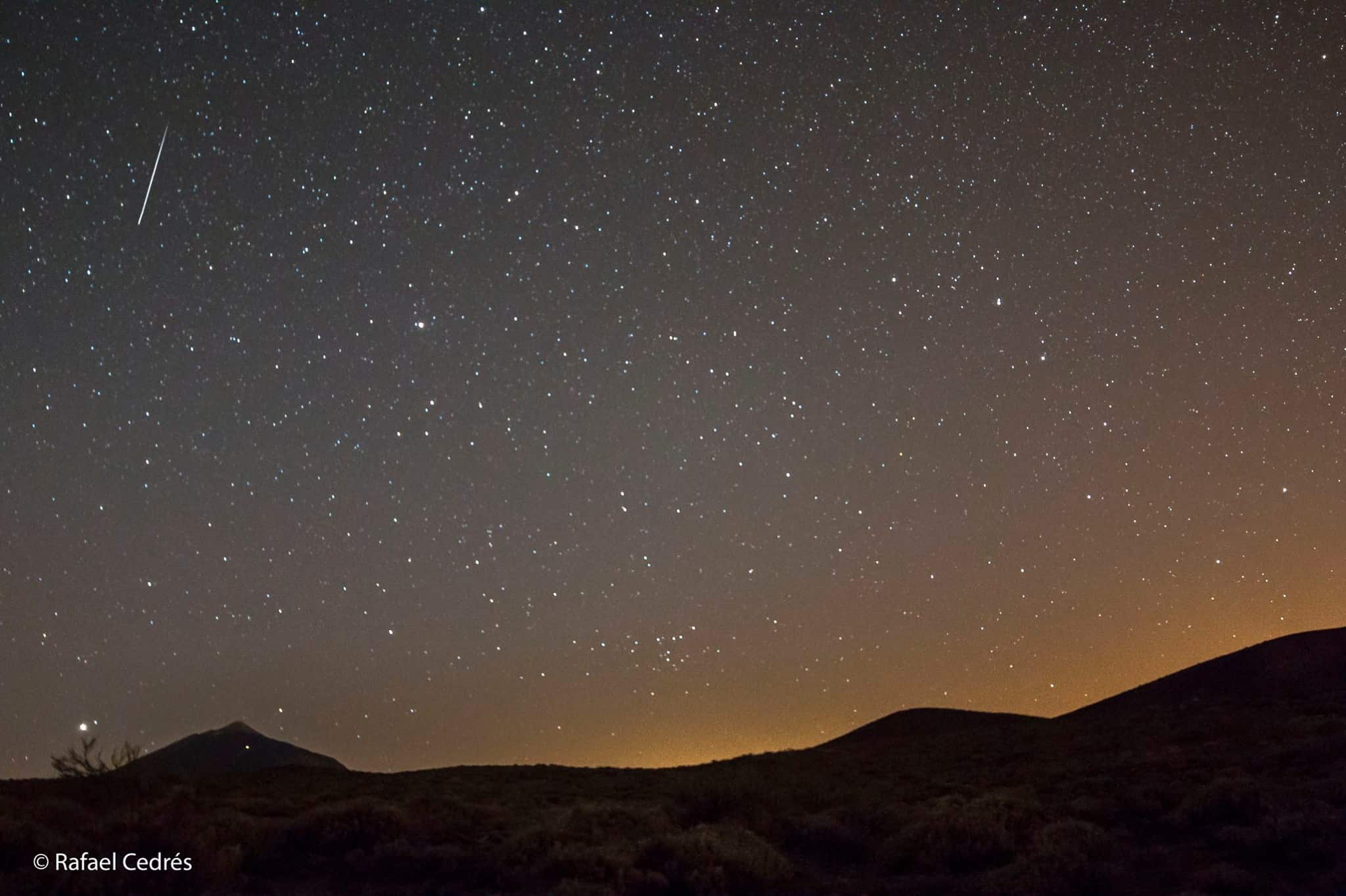 perseidas en Tenerife Además del Parque Nacional del Teide existen otros puntos idóneos para poder ver las perseidas en Tenerife a simple vista