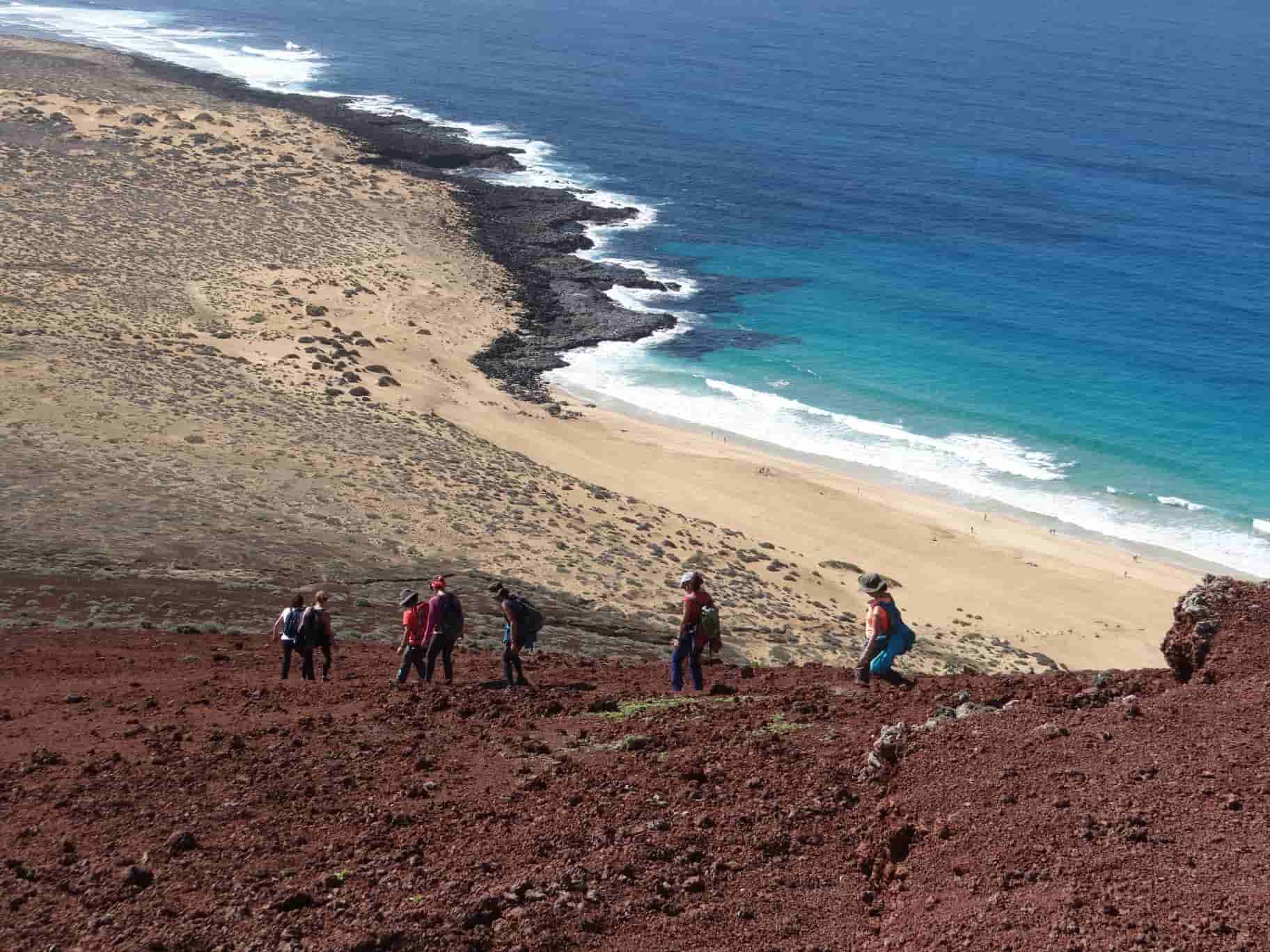 senderismo en la graciosa