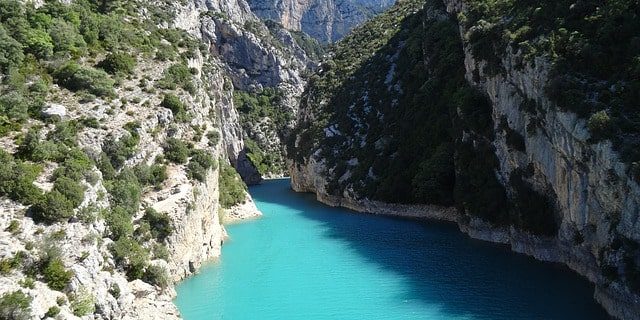 El Gran Cañón del Verdon se encuentra en el sureste de Francia