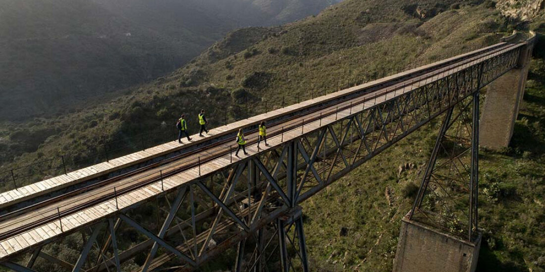 CAMINO DE HIERRO, UN SENDERO ÚNICO Caminantes de Aguere