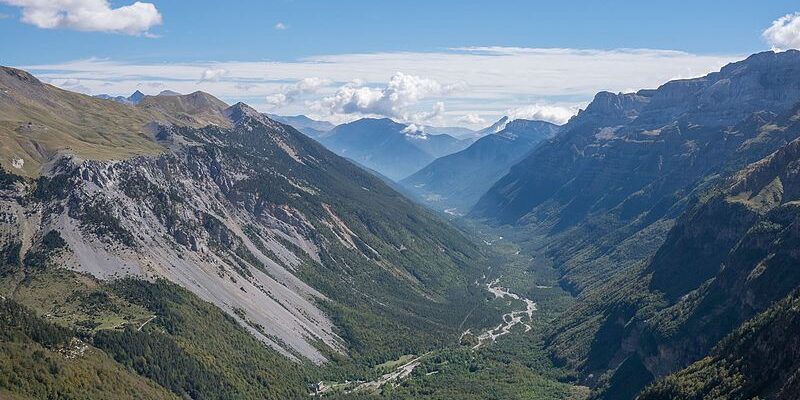 Es el Valle de Pineta, o también conocido como La Valle Verde