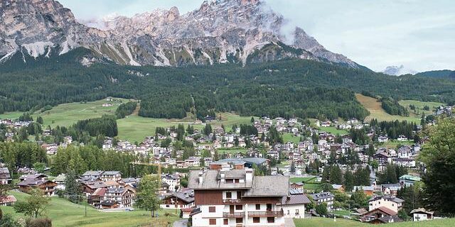 Cortina d’Ampezzo es conocida como la reina de los Dolomitas
